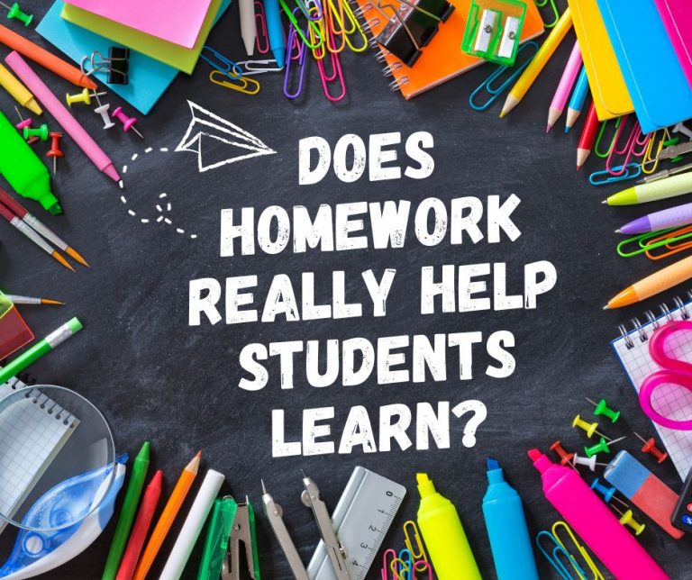 Does Homework Really Help Students Learn?