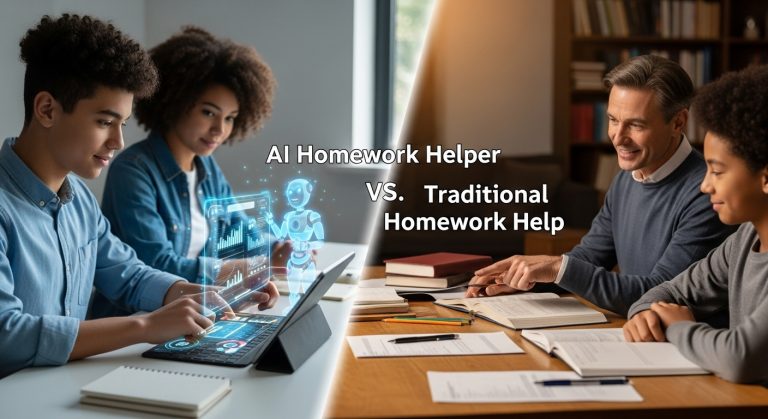 AI Homework Helper vs. Traditional Homework Help
