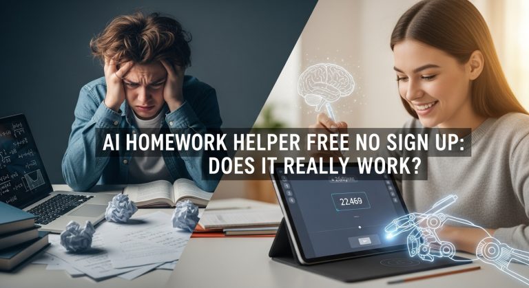 AI Homework Helper Free No Sign Up: Does It Really Work?
