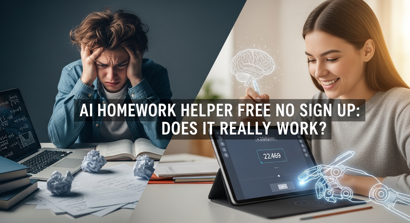 AI Homework Helper Free No Sign Up: Does It Really Work?