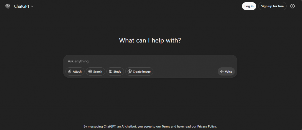 chatgpt.com as homework helper