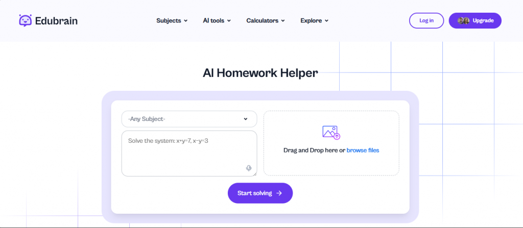 edubrain.ai paid homework assistant
